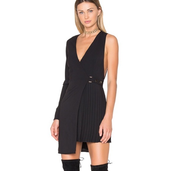 NBD Dresses & Skirts - NBD Pleated Wrap Dress